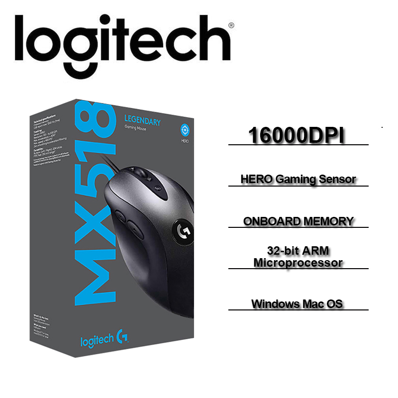 Logitech  MX518 ӿ 콺  , 16000 ..